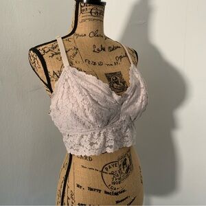 NWOT Aerie Bralette Cream Lace